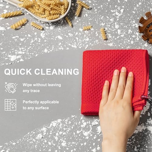 joybest Cotton Kitchen Dish Cloths, 12x12 Inches - Image 5