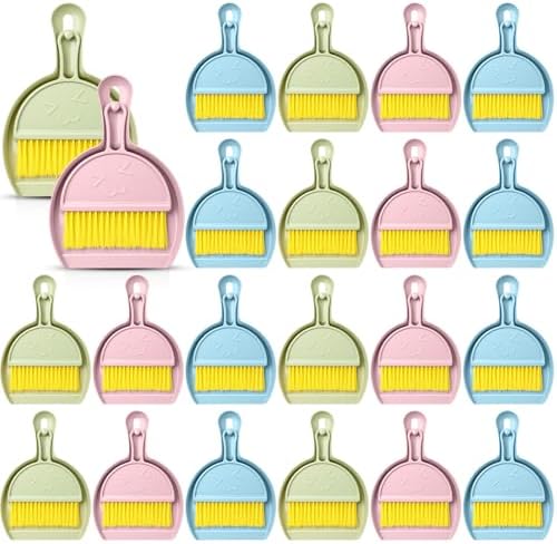 LemonRoad 24 Pack Nesting Mini Broom and Dustpan Set by Unknown