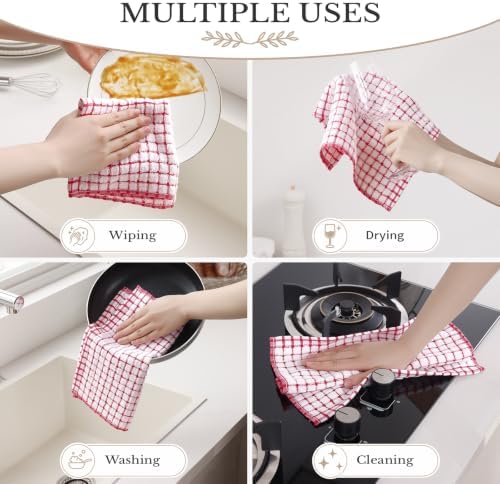 Homaxy 12 Pack Terry Kitchen Dish Cloths - Image 5