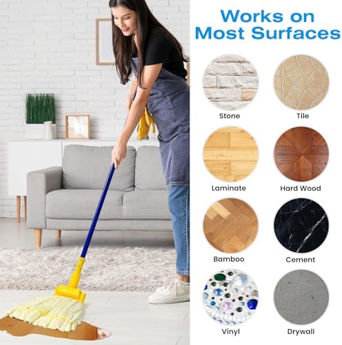 Matthew Cleaning Microfiber Tube Mop Heavy Duty Mop Head Replacement, Excellent - Image 3