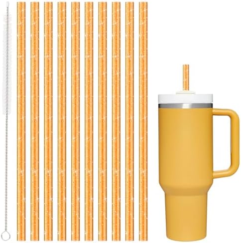 Replacement Straw for Stanley Cup 40 oz 30 oz 64 oz Tumbler, 10 Pack Long by BEONSKY