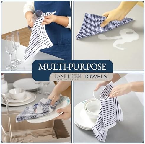 LANE LINEN Flour Sack Towels & Kitchen Towel Set 20 Pc - Image 4