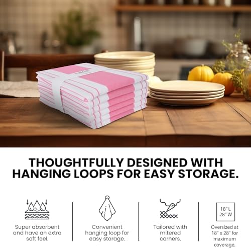 Stripe Kitchen Towels Decor Mordern Design Centreband Dish Towels Boho Stripe - Image 5
