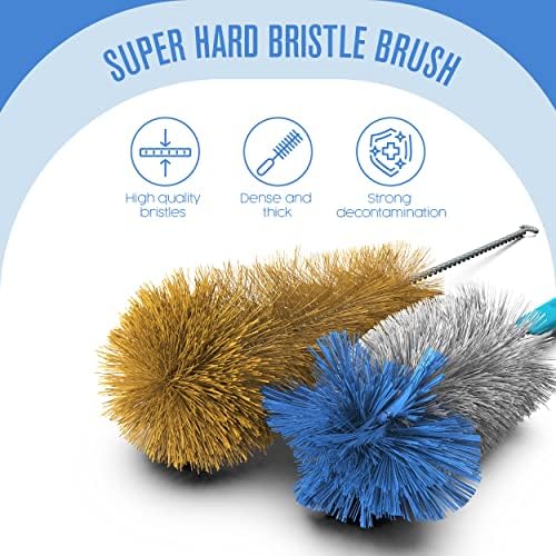 Bottle Brushes Water Bottle Cleaner Brush Set, Hydroflask Cleaning Kit 9 Pk - Image 2