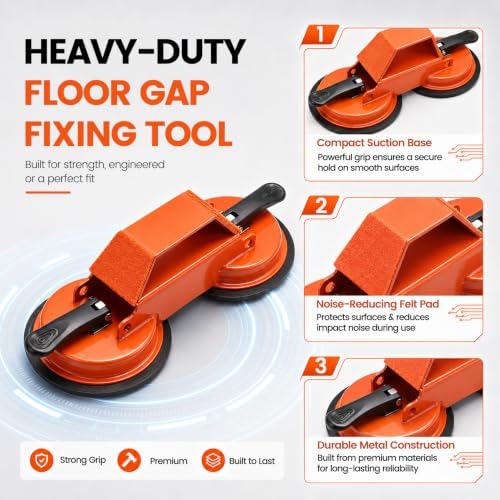 Floor Gap Fixer Tool Double Suction Cup Floor Repair Markers Kit 12PCS - Image 3