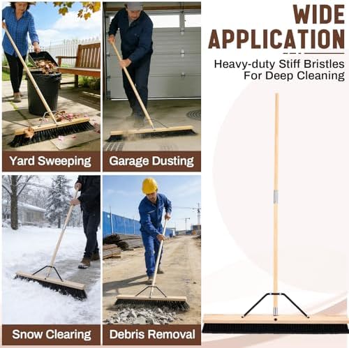 1 Pack 36 Inch Push Broom Indoor Outdoor Use - Image 6