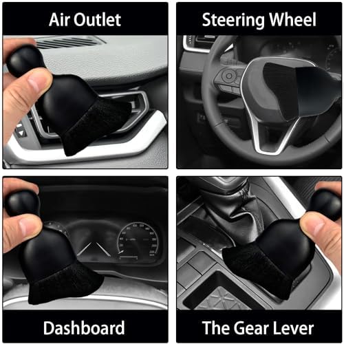 XY North Car Interior Dust Brush, Auto Detailing Brush, Soft Bristles Car - Image 3