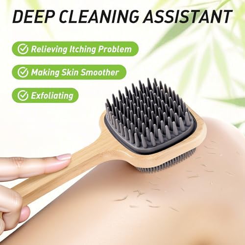 NURENDER 16.92'' Double-Sided Back Scrubber - Image 3
