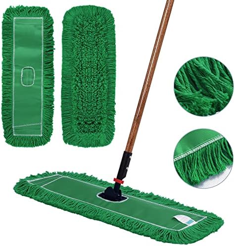 Matthew Cleaning 24'' Industrial Strength Cotton Dust Mop Refill Washable - Image 2