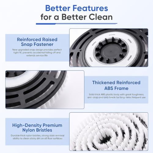 Upgraded Steam Mop Pad Replacement Brush Heads - Image 4