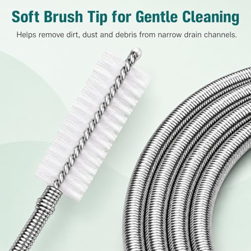 2-Pack 80-Inch Flexible Drain Brush, AC Drain Line & Sunroof Tool - Image 4