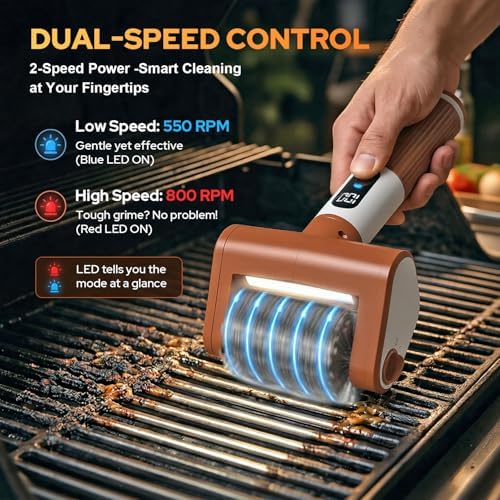 - Electric Grill Brush, BBQ Grill Cleaner - Image 4
