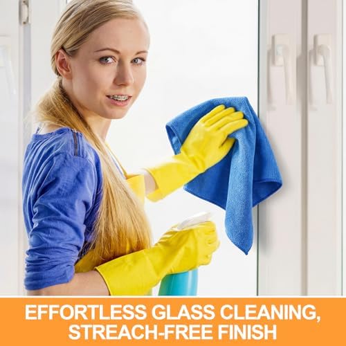 Nuenen Car Microfiber Clean Cloths, 16 x 16 Inch - Image 4