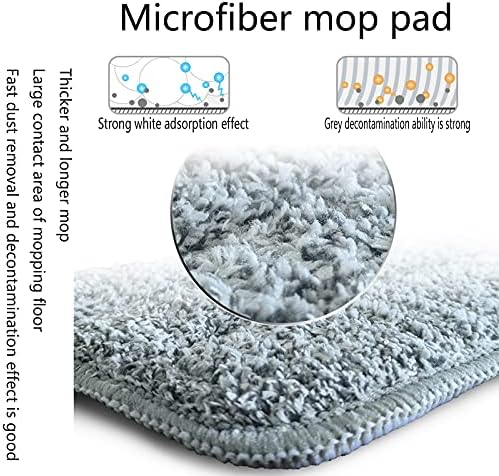 18" Microfiber Mop Pads 6 Pack, Replacement Heads - Image 5
