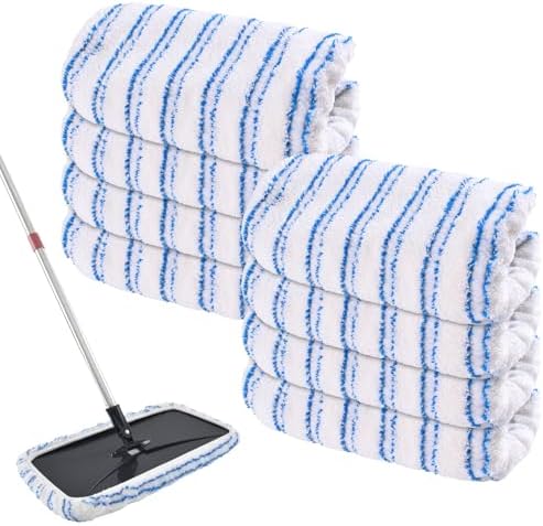 8 Pack Mop Heads Replacements for OCedar Hardwood Floor 'N More Microfiber Mops by Heuihm