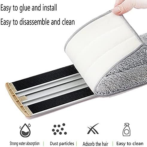 18" Microfiber Mop Pads 6 Pack, Replacement Heads - Image 3