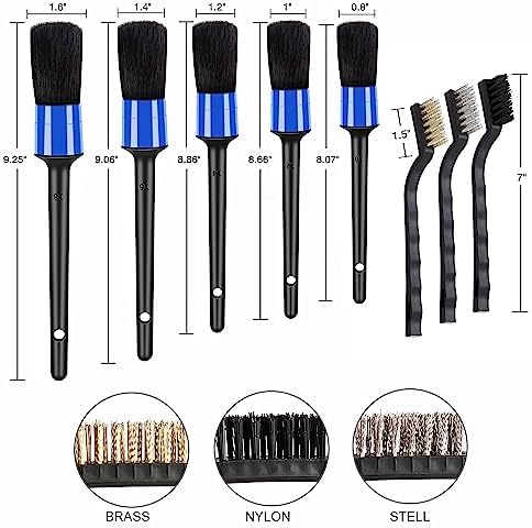 HMPLL 10pcs Detailing Brush Set - Image 4