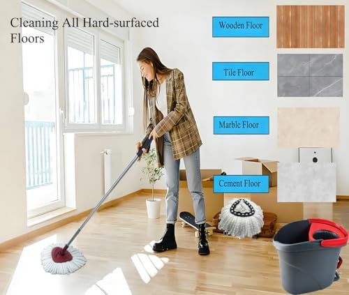 6PCS Spin Mop Heads Replacements Compatible - Image 4