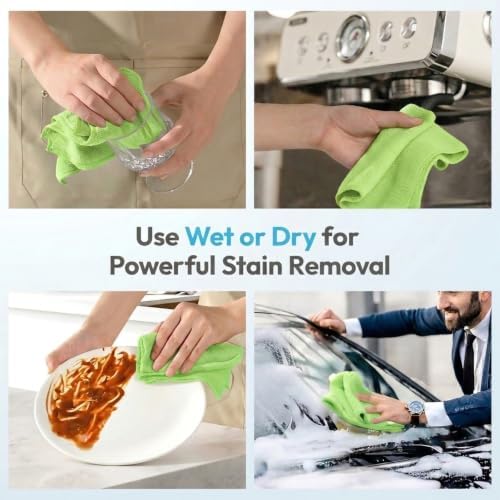 Microfiber Cleaning Cloth 12 Pack, 12 x 12 Inch - Image 4