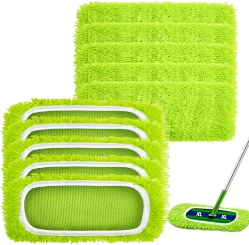 Toulite 10 Reusable Mop Refill Pads Replacement Compatible by Toulite