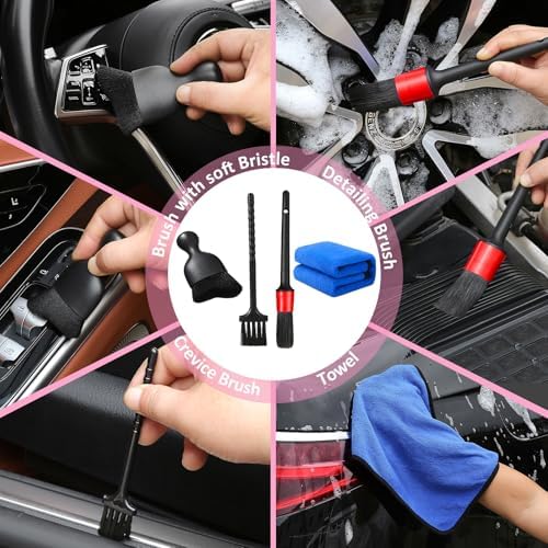 Qydipclin 10pcs Windshield Cleaning Tool Car Interior Window Cleaner Kit - Image 3