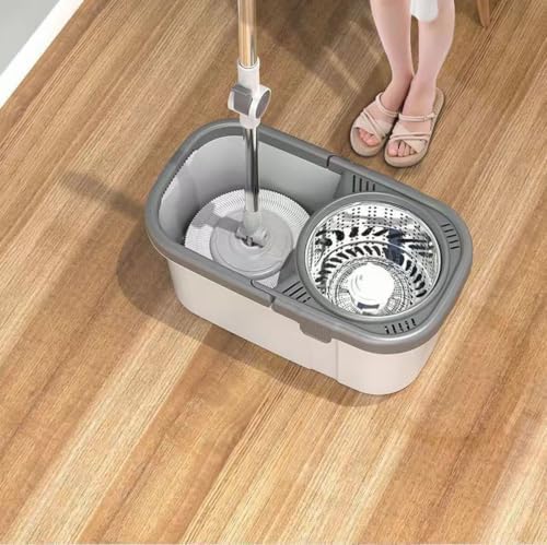 Cleaning System Spin Mop, Mop And Bucket - Image 4