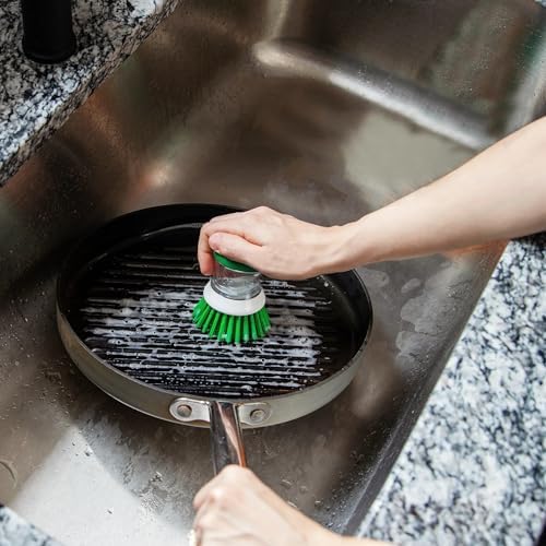 Libman Palm Brush with Soap Dispenser – Dish Brush - Image 4