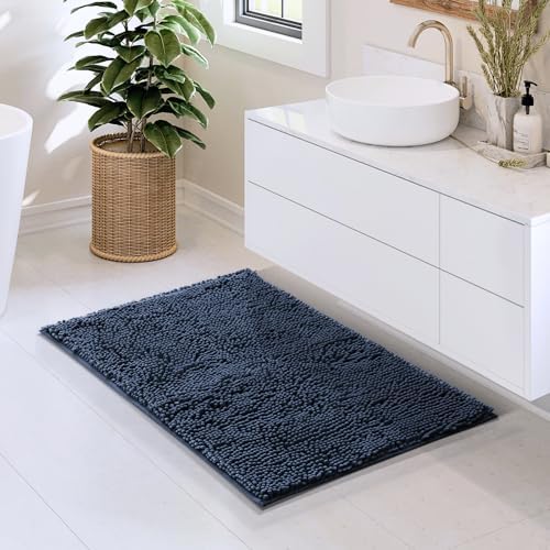 Hearth & Harbor Bathroom Rugs, Chenille Bath Mat by HearthHarbor