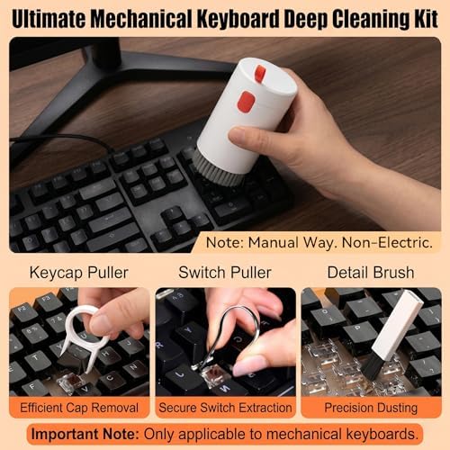 20-in-1 Keyboard & Computer Cleaning Kit, Airpod & Phone & Laptop Cleaner - Image 3