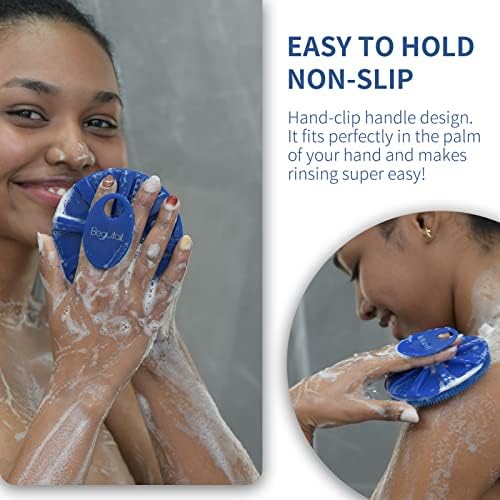 Silicone Body Scrubber, BEAUTAIL Gentle Exfoliating Shower Brush - Image 4