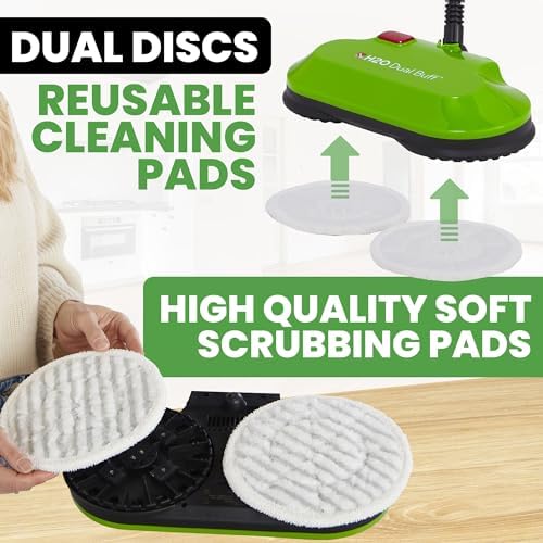 H2O MOP X5 Dual Buff Steam Mop Head Attachment - Image 3