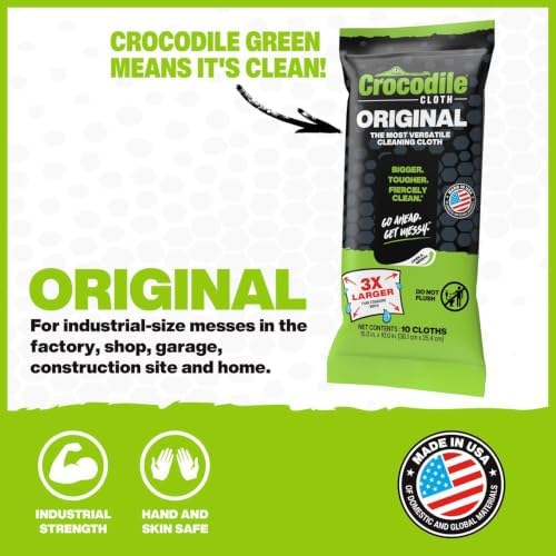 Crocodile Cloth Original Heavy-Duty Hand & Tool Wipes - Image 2