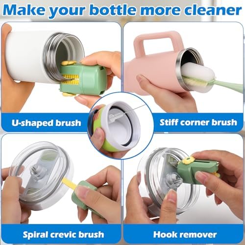 Palksky 5 in 1 Water Bottle Cleaning Brush Set - Image 3
