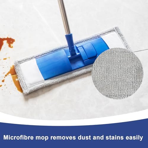 17" Microfiber Mop for Hardwood Floor Cleaning, Mops - Image 6