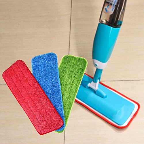 Shappy 3 Pack Reusable Microfiber Mop Pads Spray Mop Replacement Heads Cleaning - Image 2
