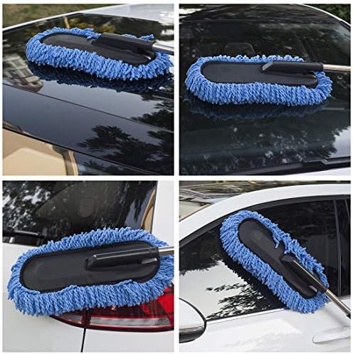Microfiber Car Duster Extendable Handle Interior Exterior Multipurpose Cleaning - Image 5