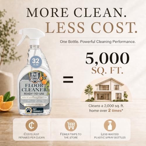 ProCare Citrus Floor Cleaner | Streak Free Cleaner - Image 5