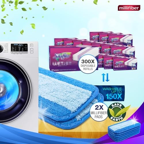 Millifiber Reusable Mop Pads for Swiffer WetJet Mops - Image 5