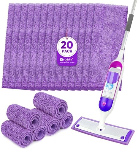 Orighty Microfiber Mop Pads for Swiffer PowerMop, 20 Pack by AllRightinOrighty