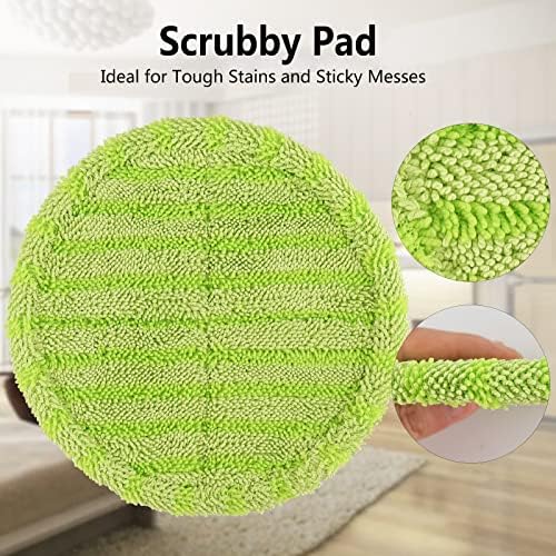 Cordless Electric Mop Pads, 6.3in Spin Mop Pads Compatible - Image 6