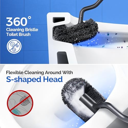 HAMITOR Toilet Brush and Holder Set - Image 2