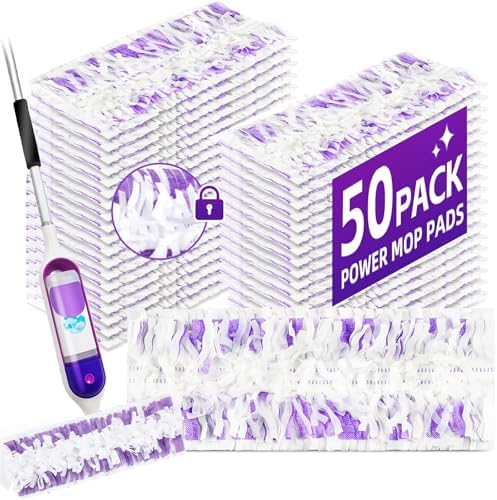 Cafonil 50 Pack Disposable Power Mop Pads by Cafonil