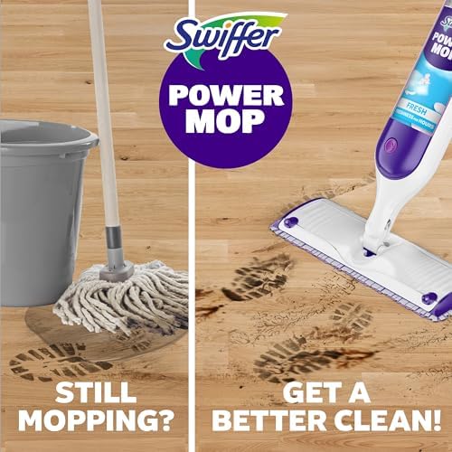 Swiffer PowerMop Mopping Kit for Floor Cleaning, Set Includes 1 Power Mop - Image 4