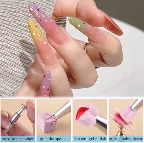 Fcozpjk 100Pcs Soft Nail Sponges - Image 3
