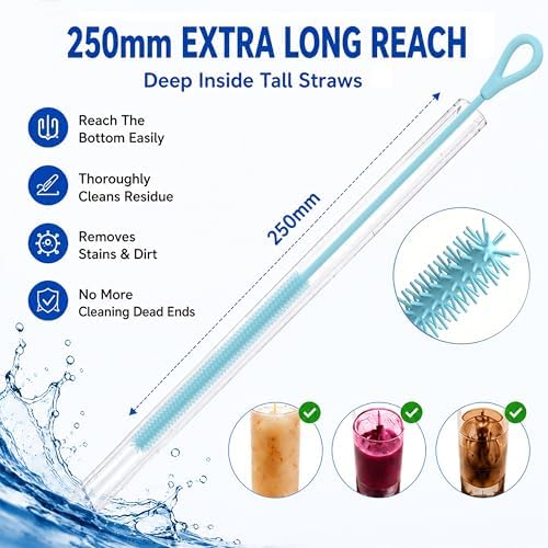 2pcs Replacement Straw Silicone Brush - Image 3