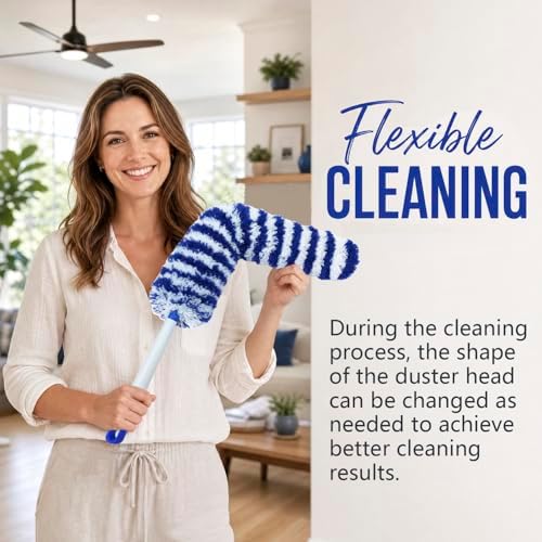 Microfiber Dusters for Cleaning, Washable Feather Duster for Household Cleaning - Image 3