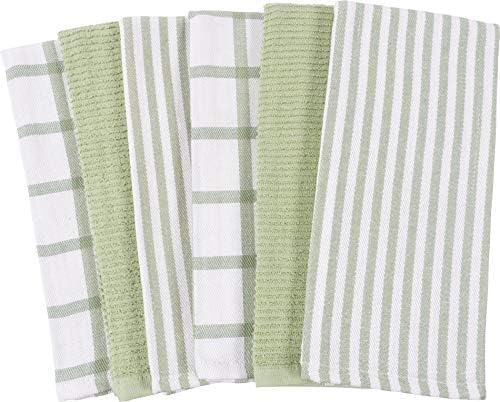KAF Home Premium Kitchen Towels, Large 100% Cotton, Flat & Terry Absorbent Dish - Image 3