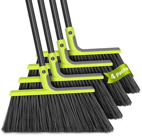 TidyBliss 4 Packs Outdoor Broom Heavy Duty by TidyBliss