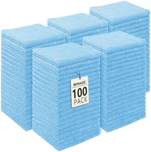 UNIMADE Washcloths Bulk 100 Pack Face Towels, Highly Soft Wash Cloths by Unimade