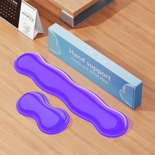 MOKURU Gel Keyboard and Mouse Wrist Rest Set, Comfort Ergonomic Wrist Support - Image 7